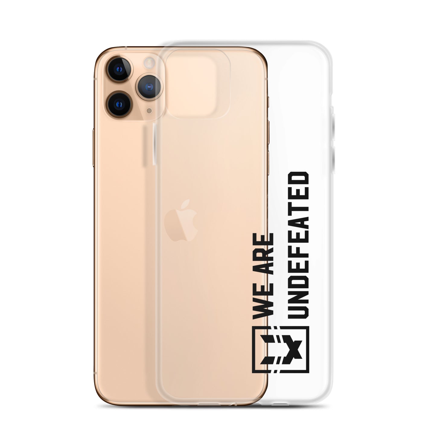 *BLACK* We Are Undefeated - Clear Case for iPhone®