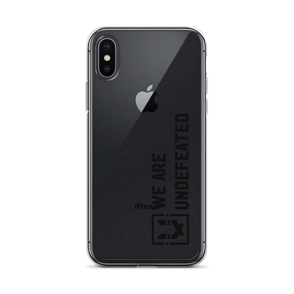 *BLACK* We Are Undefeated - Clear Case for iPhone®