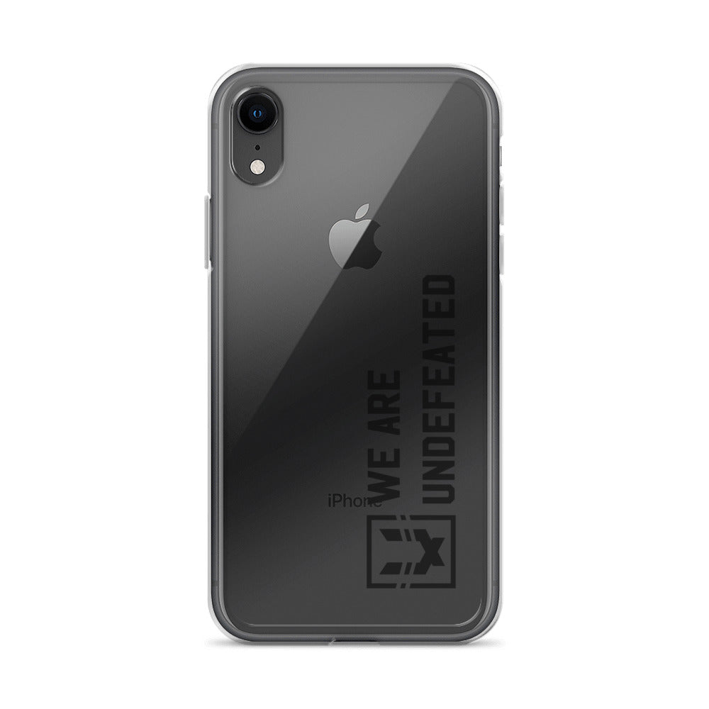 *BLACK* We Are Undefeated - Clear Case for iPhone®