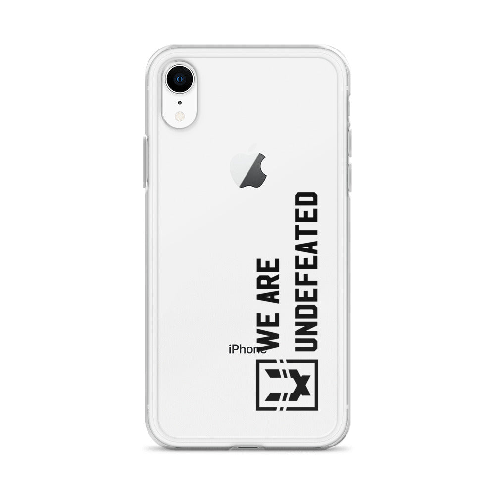 *BLACK* We Are Undefeated - Clear Case for iPhone®