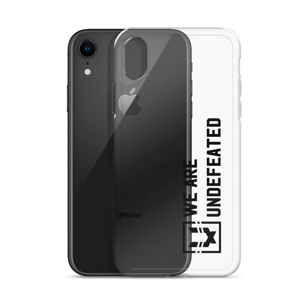 *BLACK* We Are Undefeated - Clear Case for iPhone®