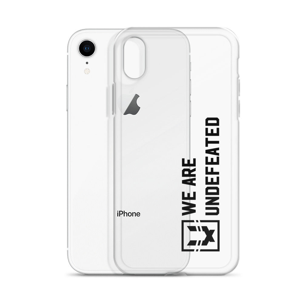 *BLACK* We Are Undefeated - Clear Case for iPhone®