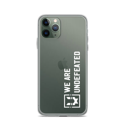 *WHITE* We Are Undefeated - Clear Case for iPhone®