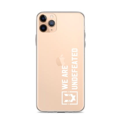 *WHITE* We Are Undefeated - Clear Case for iPhone®