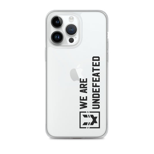 *BLACK* We Are Undefeated - Clear Case for iPhone®