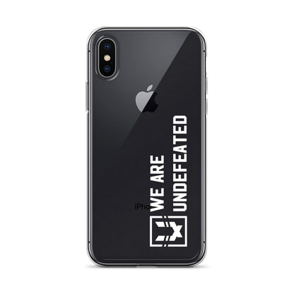 *WHITE* We Are Undefeated - Clear Case for iPhone®