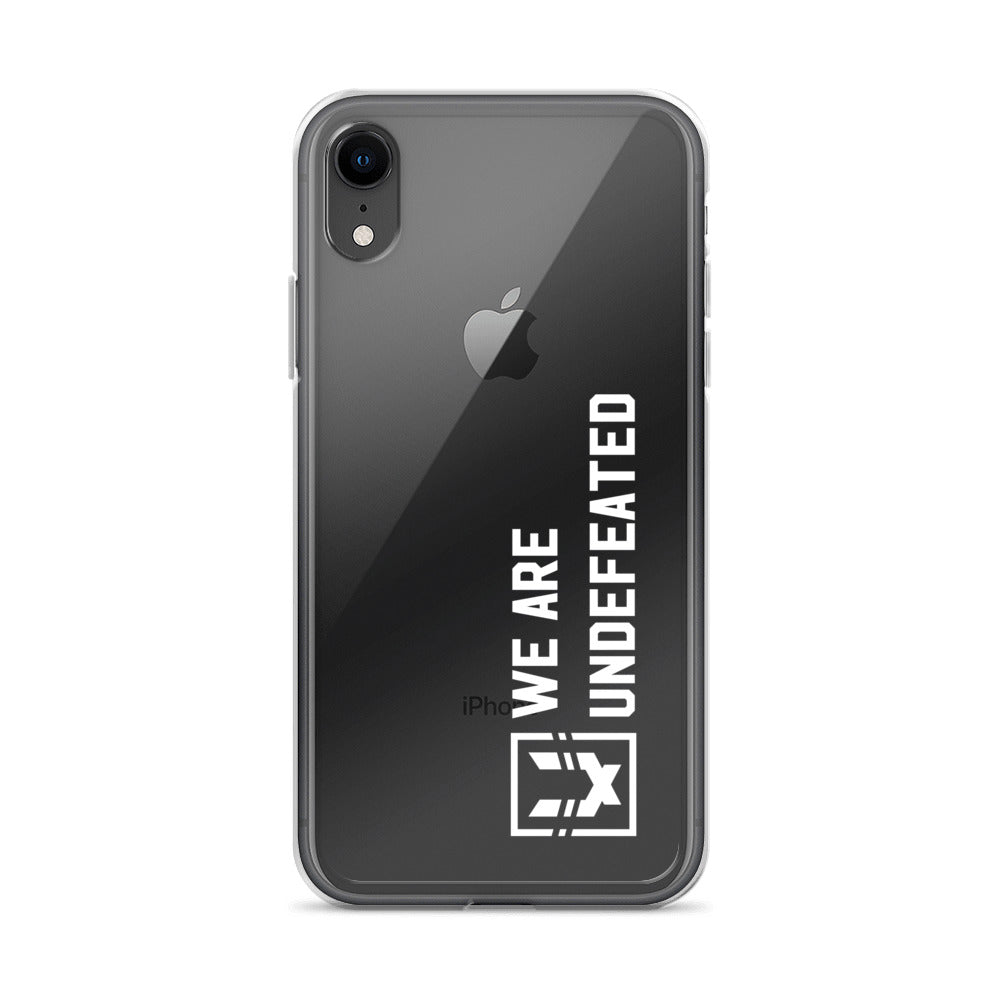 *WHITE* We Are Undefeated - Clear Case for iPhone®