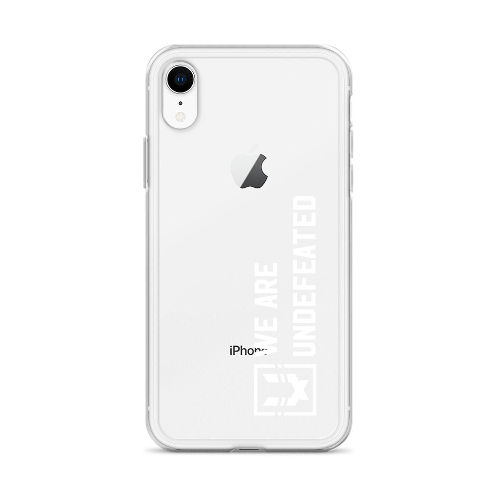 *WHITE* We Are Undefeated - Clear Case for iPhone®