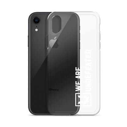 *WHITE* We Are Undefeated - Clear Case for iPhone®