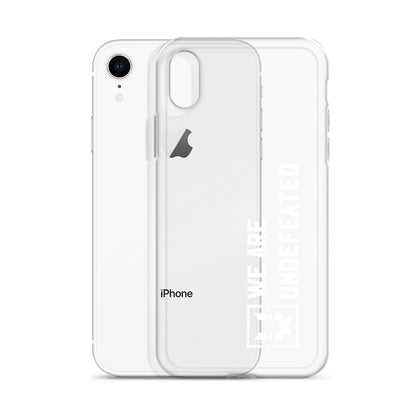 *WHITE* We Are Undefeated - Clear Case for iPhone®