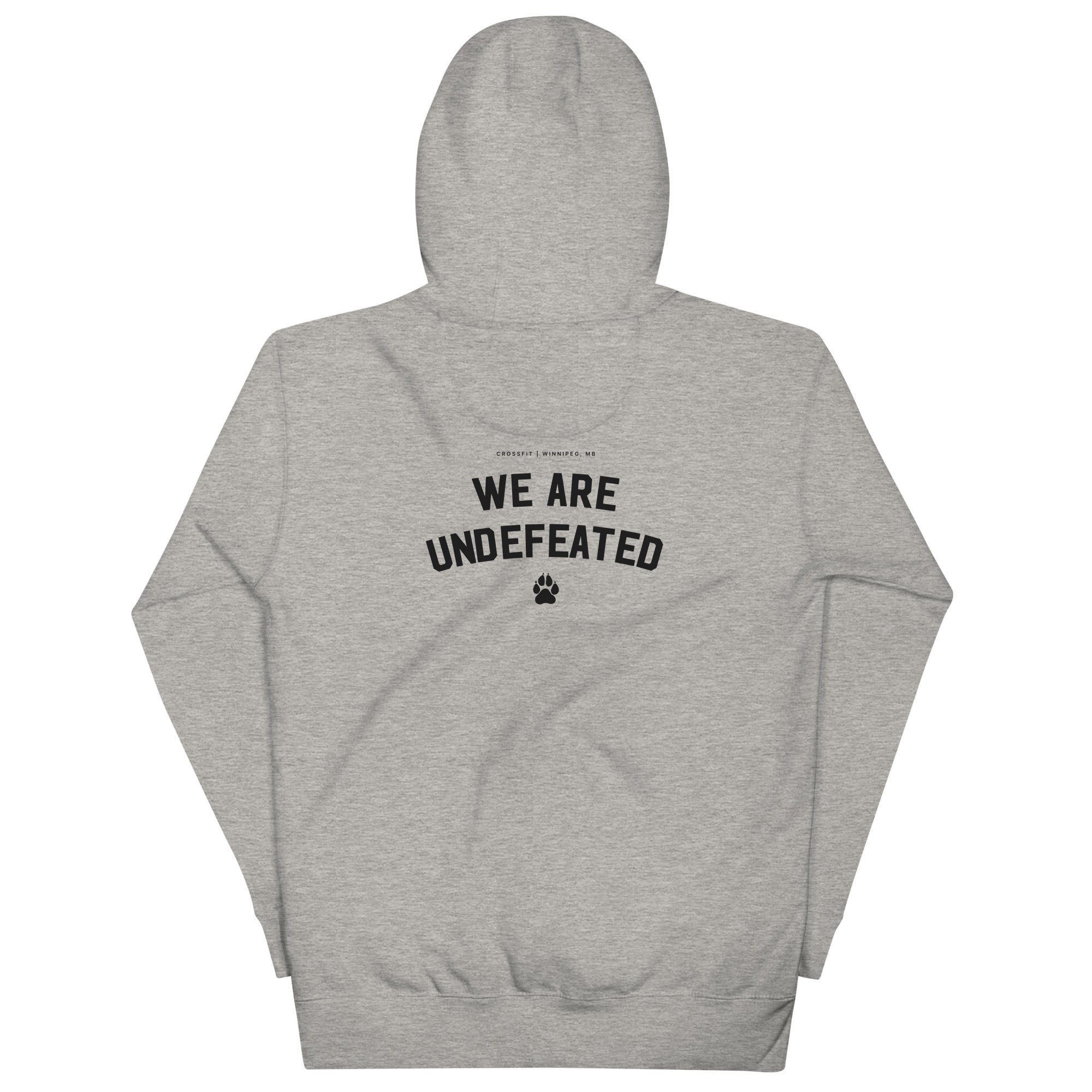 Undefeated grey clearance hoodie